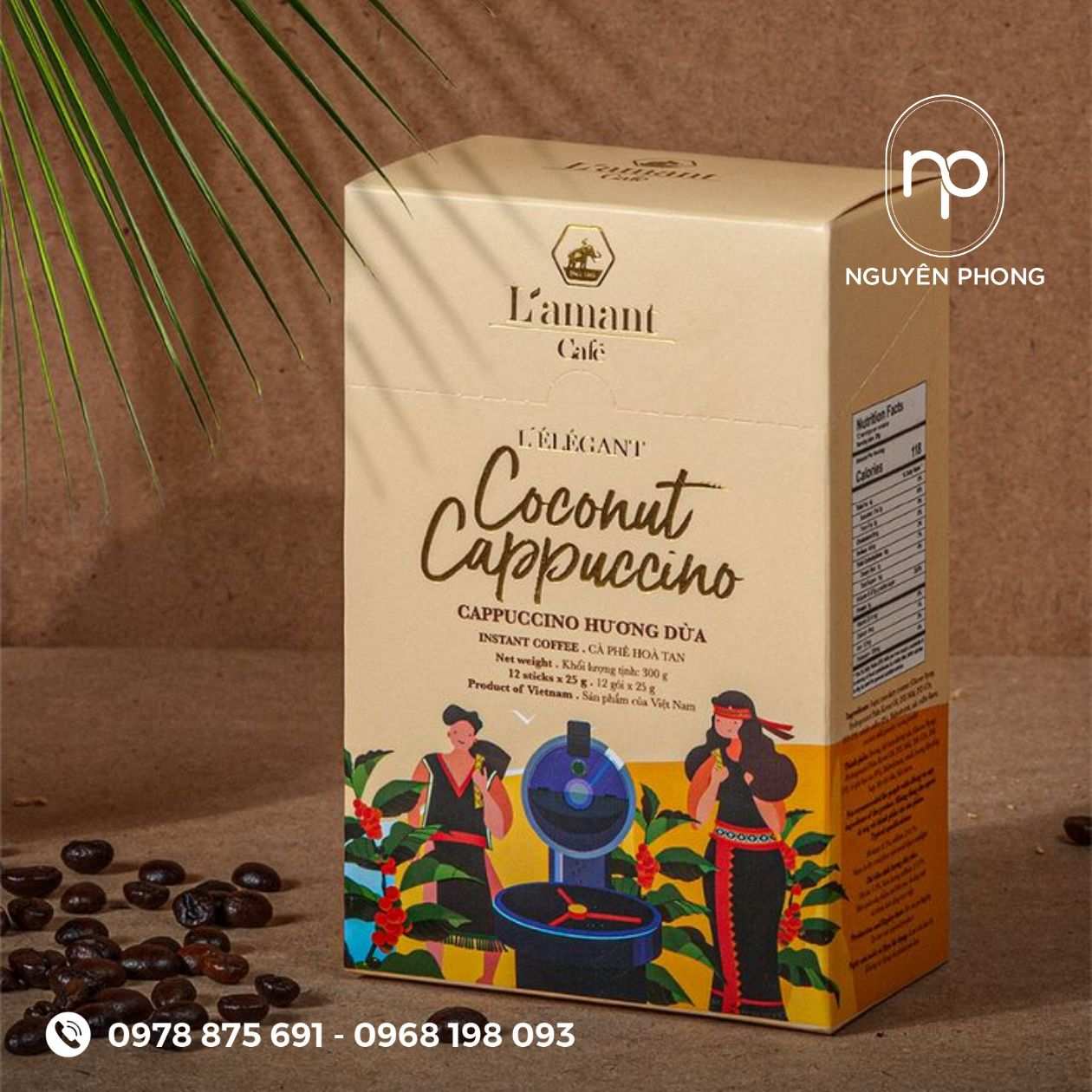 Mẫu hộp giấy đựng cacao

